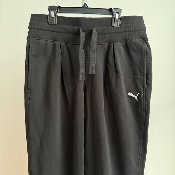 Puma Sweatpants Size M Black‎ casual joggers - Picture 2 of 8